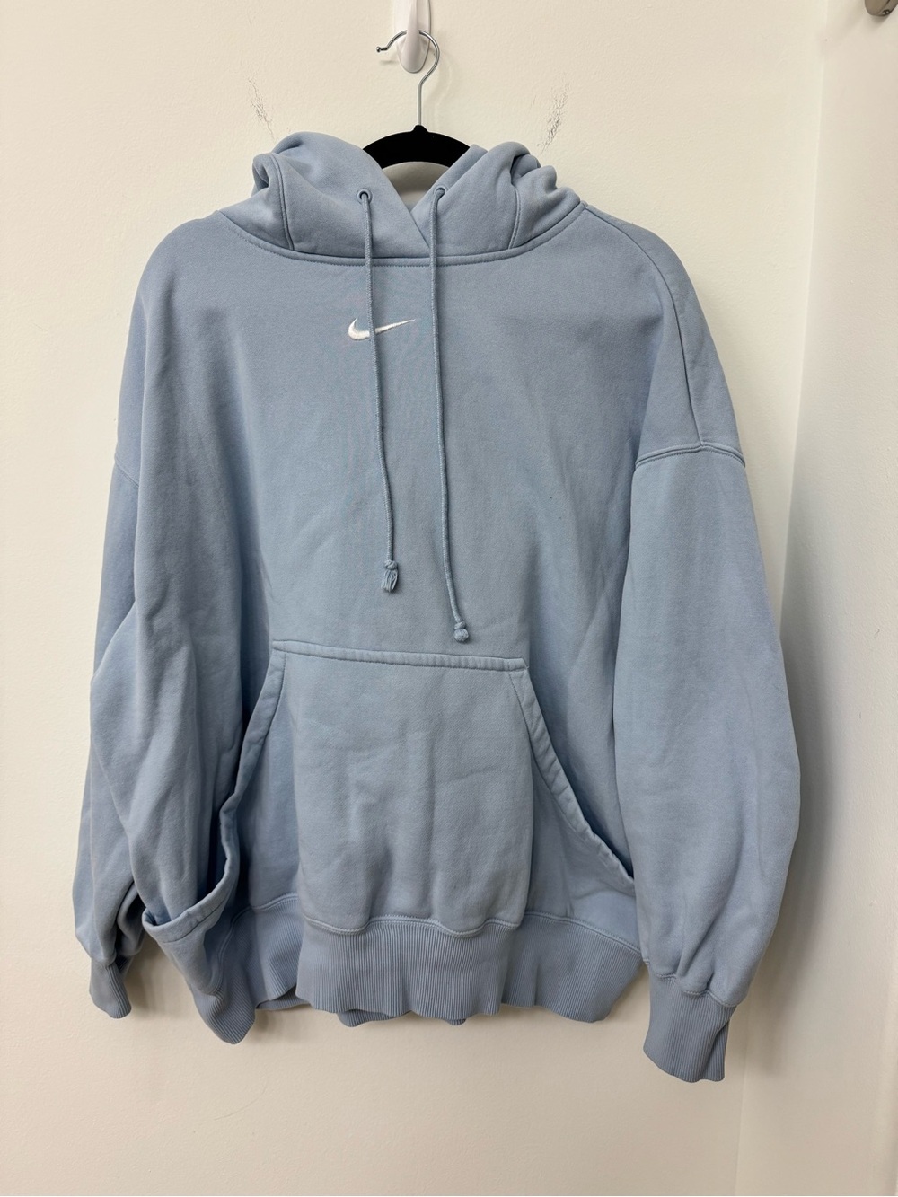 Nike Light Blue Pullover Hoodie